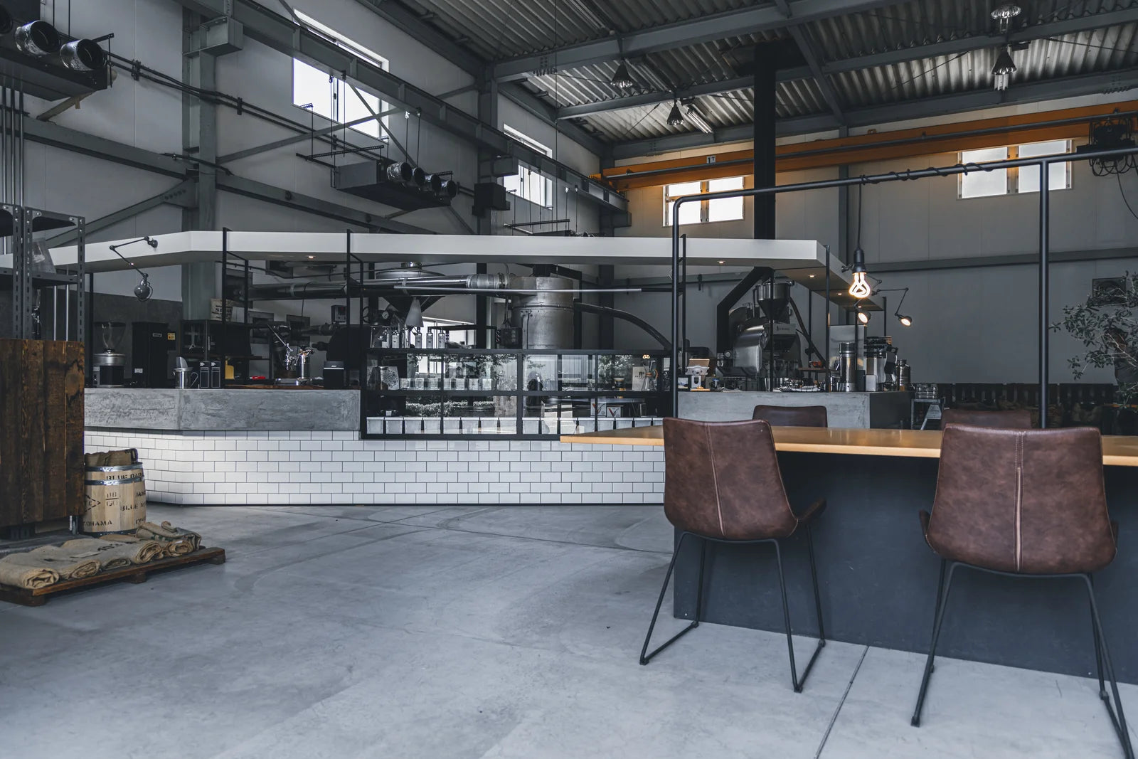NOVOLD COFFEE ROASTERSのロースタリー内観