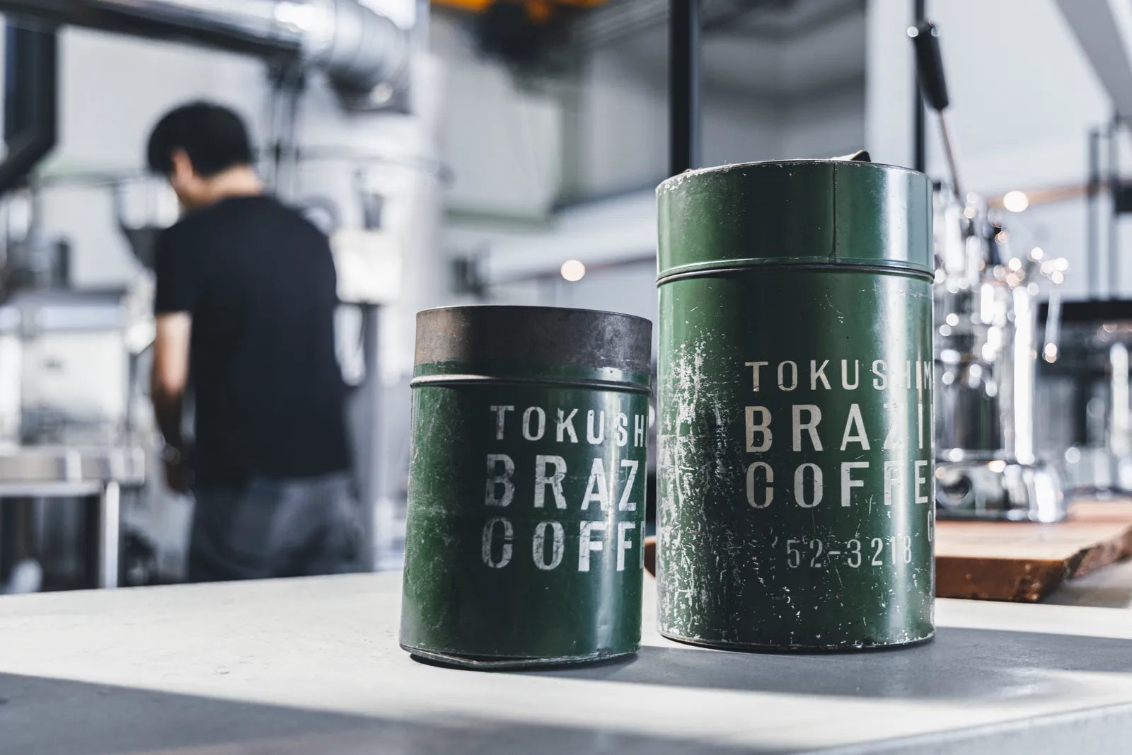 1932年創業当時から使われてきたコーヒー缶