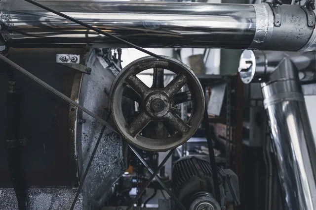 NOVOLDの焙煎所の焙煎機