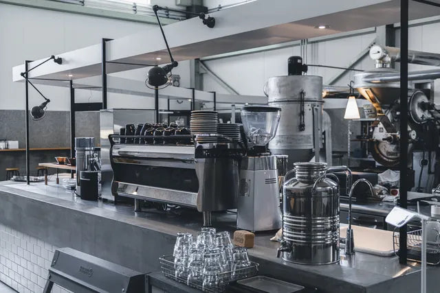 NOVOLD COFFEE ROASTERS 焙煎所の内観