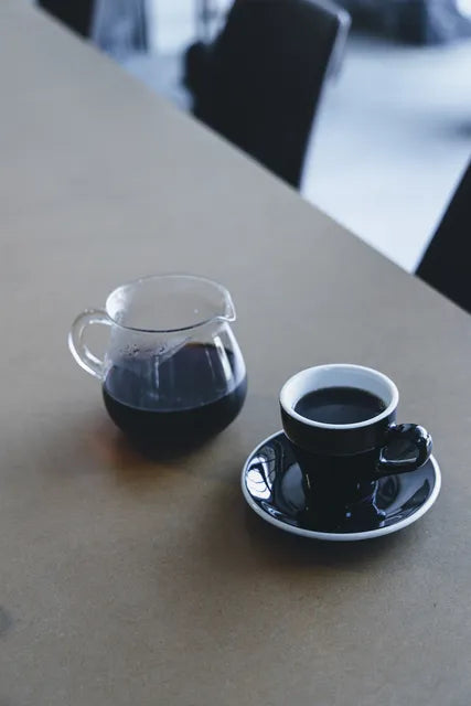 ハンドドリップで淹れたコーヒー