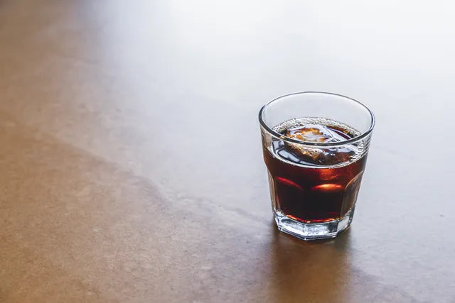 ハンドドリップで淹れたコーヒー